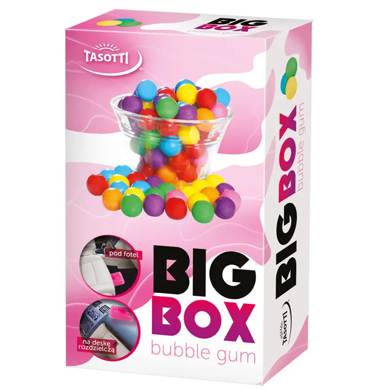 Автомобільний ароматизатор під СИДІННЯ TASOTTI big box (ЖУЙКА)