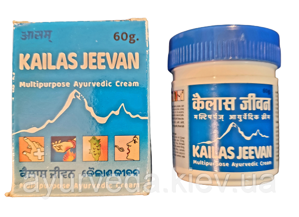 Kailas jeevan 60gm Кайлас джив — геморой, сови, закрепи, запалення, кашель, понос, блювота, опіки