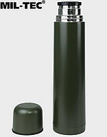 Термос Stainless Steel Thermo Bottle 1l Olive Mil-Tec, Німеччина