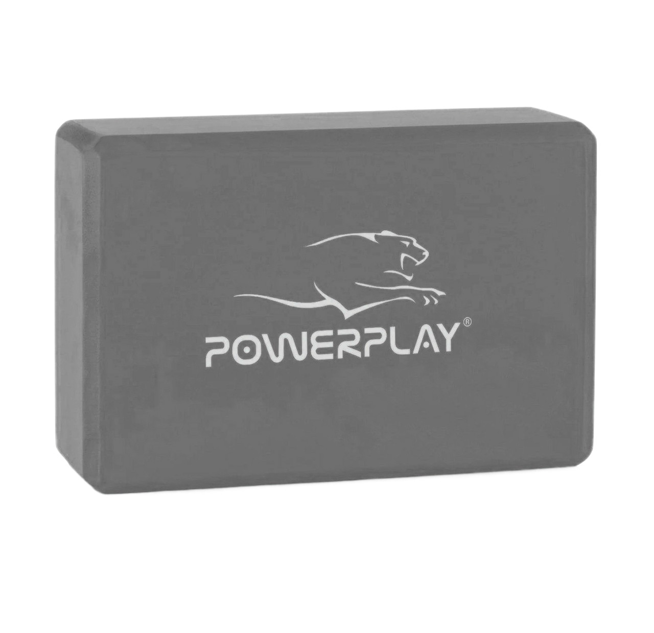 Блок для йоги PowerPlay 4006 Yoga Brick Сірий