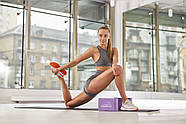 Блок для йоги PowerPlay 4006 Yoga Brick Фіолетовий, фото 3
