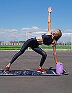 Блок для йоги PowerPlay 4006 Yoga Brick Фіолетовий, фото 9