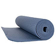 Килимок для йоги та фітнесу PowerPlay 4010 PVC Yoga Mat Темно-синій (173x61x0.6), фото 8