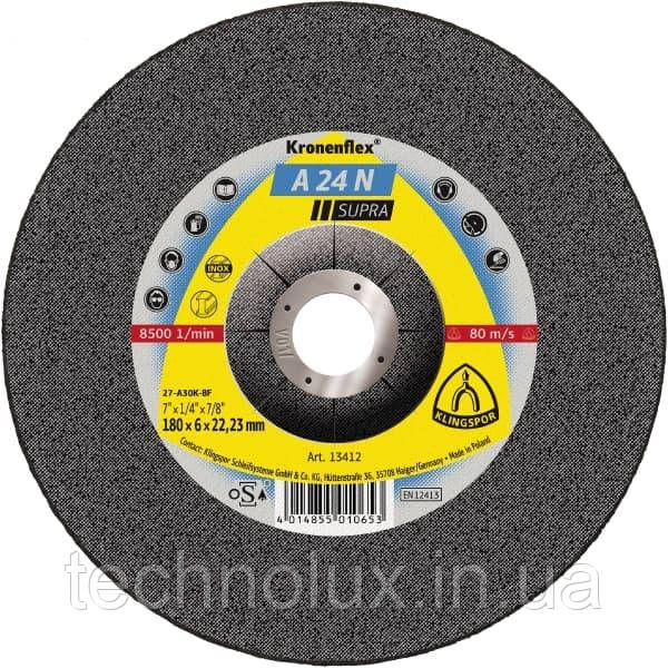 Круг зачисний по металу S&R Meister A 24 R BF 125x6,0x22,2