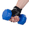 Гантелі по 1кг для фітнесу композитні 2шт, 1пара загальна вага 2кг, сині, Україна, фото 8