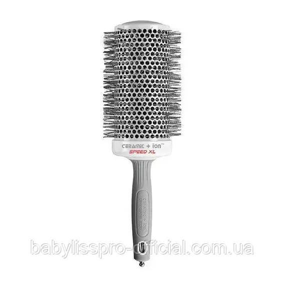 Брашинг Olivia Garden Expert Blowout Speed Wavy Bristles White & Grey 65 мм ID2028