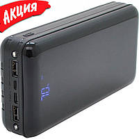 Портативный Power Bank Bix-30000 mAh аккумулятор повербанк для смартфона с фонариком быстрая зарядка yoz