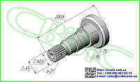 Вал к насосам/моторам НБ 112 см3