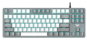Клавіатура AULA F3287 Blue Switch White/Grey (6948391240688) (DW)