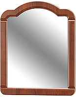 Зеркало настенное Барокко Береза тундра (75х90 см) Мебель Сервис Вишня портофино