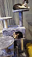 Когтеточка будиночок для кішок 127 см сірий 1974 /	EDR207, фото 10