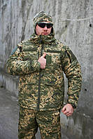 Зимняя мембранная куртка пиксель ЗСУ на Omni-Heat