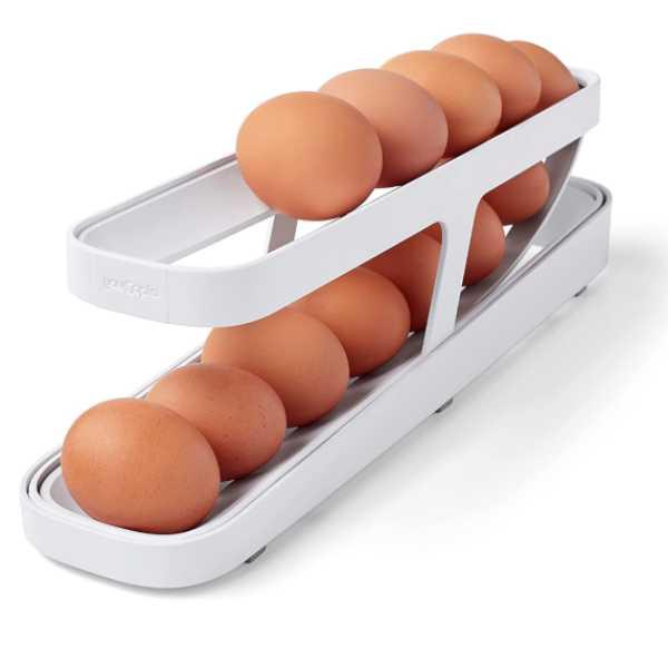 Лоток для яєць 2-рівневий Білий, фото 1