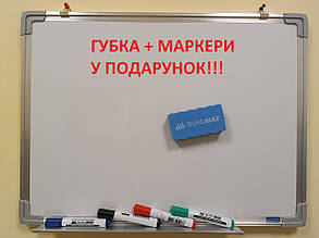 Дошка магнітна сухостиральна, JOBMAX, 60х90см, горизонтальна, алюмінієва рамка BM.0002