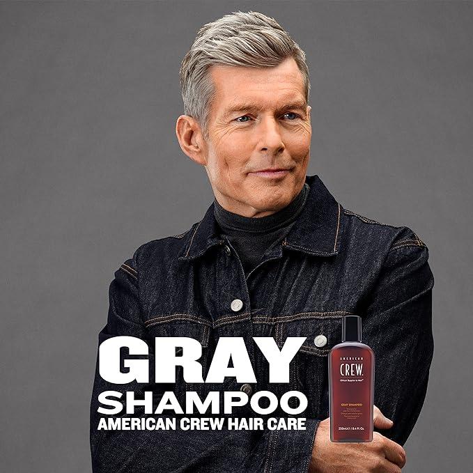 Шампунь для седых волос American Crew Gray Shampoo 250 мл - фото 3 - id-p2044882970