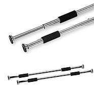 Турнік розсувний PowerPlay 4128 Pull Up Bar (60-90см.) Steel/Black, фото 4