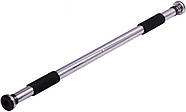 Турнік розсувний PowerPlay 4128 Pull Up Bar (60-90см.) Steel/Black, фото 10