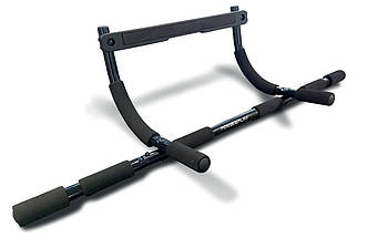 Без пакування - Турнік дверний багатофункціональний PowerPlay 4129 Pull Up Pro Black