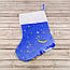 Новорічний подарунковий чобіт/Різдвяний носок/размер 45*28/тканина-рогожка/з принтом -Сніговик/ПП"Світлана-К", фото 2