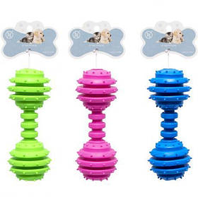 Іграшка для домашніх тварин "Булава" з дзвіночком 12*4,5см KNZ