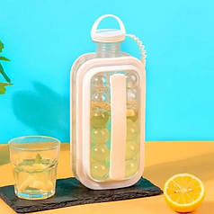 Форма для льоду силіконова Ice Cube Tray 8863 на 17 кульок White (N020598)