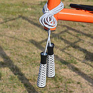 Скакалка PowerPlay 4206 Jump Rope PRO+ Сіро-чорна (2,75m.), фото 7