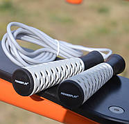Скакалка PowerPlay 4206 Jump Rope PRO+ Сіро-чорна (2,75m.), фото 9