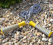 Скакалка PowerPlay 4206 Jump Rope PRO+ Сіро-жовта (2,75m.), фото 6