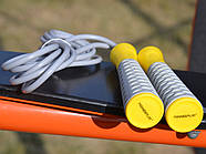 Скакалка PowerPlay 4206 Jump Rope PRO+ Сіро-жовта (2,75m.), фото 10