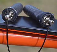 Скакалка швидкісна на підшипниках PowerPlay 4208 Fitness Jump Rope Чорна (3m.), фото 7