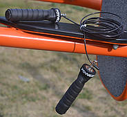 Скакалка швидкісна на підшипниках PowerPlay 4208 Fitness Jump Rope Чорна (3m.), фото 8