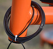 Скакалка швидкісна на підшипниках PowerPlay 4208 Fitness Jump Rope Чорна (3m.), фото 10