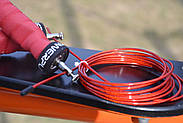 Скакалка швидкісна на підшипниках PowerPlay 4208 Fitness Jump Rope Червона (3m.), фото 10