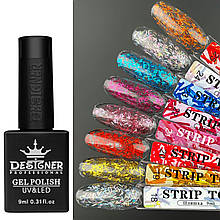 Strip Top Дизайнер (9 мл) - топ з паличками з фольги, без липкого шару