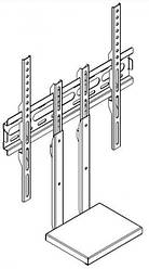Кронштейн для телевізора на стіну і поличка для тюнера, комплект 13bSF
