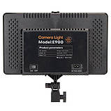 Світлодіодна лампа Е900 прямокутна з пультом портативний 32х19см LED прожектор для фото та відеозйомки, фото 6