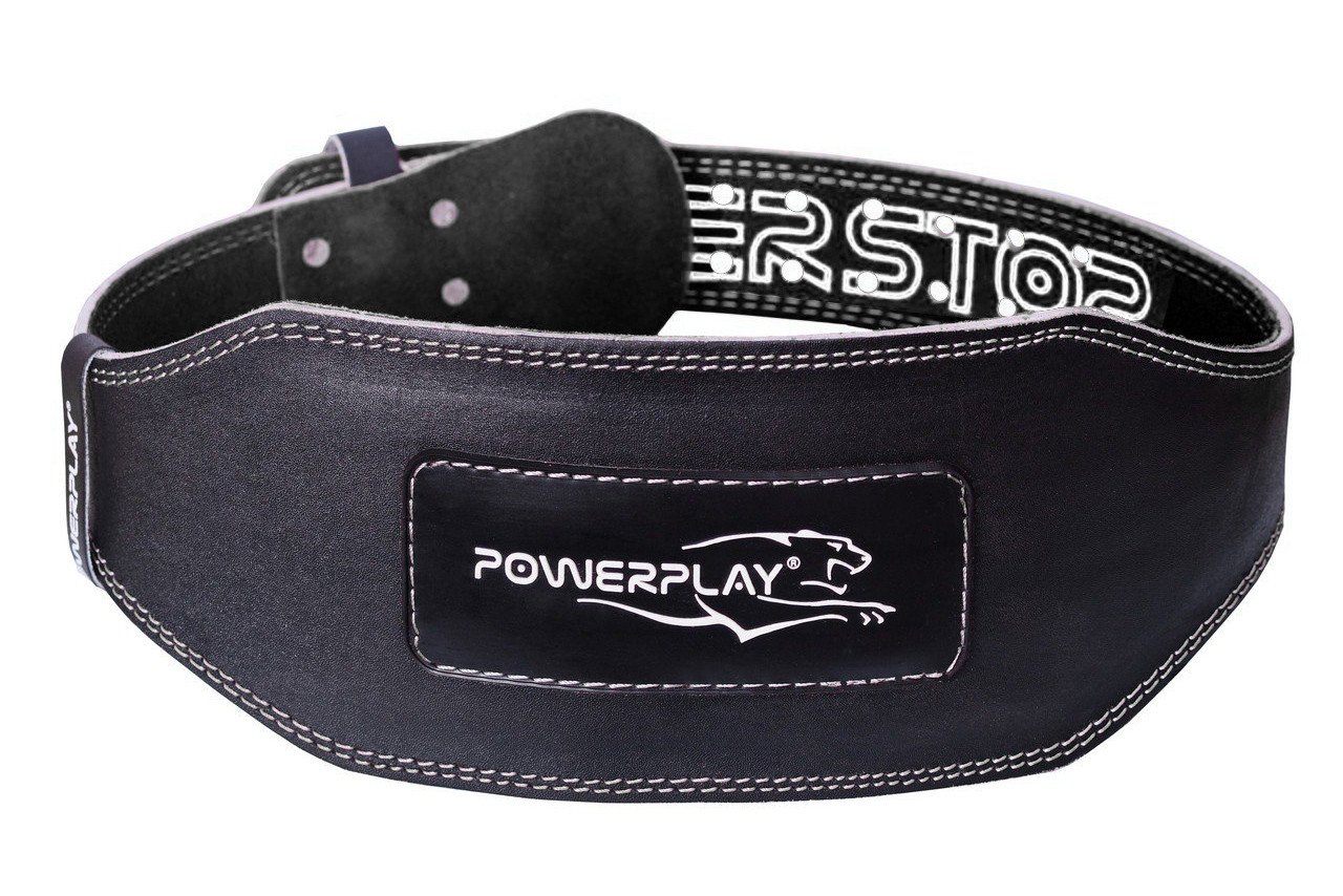 Пояс для важкої атлетики PowerPlay 5053 чорний M