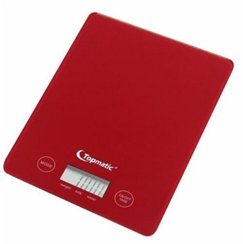 Ваги кухонні Topmatic KS-400.01 (до 5 кг, г, мл, фунт, рідкі унції, унції, функція тара, стильні, компактні)