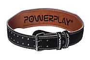 Пояс для важкої атлетики PowerPlay 5085 чорно-коричневий M, фото 4