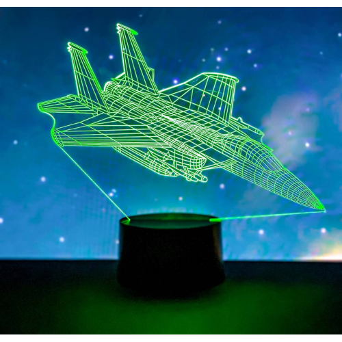 3D-нічник GENSHIN IMPACT "Нахада" (УВАЧНЕ ЗОБРАЖЕННЯ)+ мережевий адаптер + батарейки 3DTOYSLAMP, фото 1