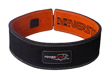 Пояс для важкої атлетики PowerPlay 5175 Чорно-Помаранчевий XL
