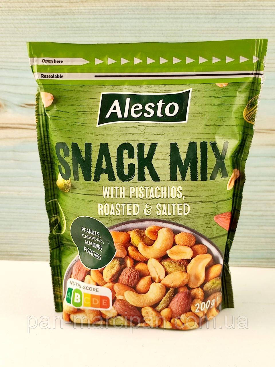 Горіхова суміш з фісташками Alesto Snack Mix 200г (Німеччина), фото 1