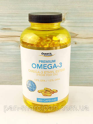 Вітаміни риб'ячий жир Ocean`s Essentials Premium Omega-3 300 шт