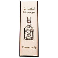 Коробка для крепких напитков Woodenirs Distilled Beverages 0.5 л 291х96х97 мм (4821314449998)