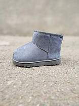 Уги UGG короткі сіра замша жіночі, фото 3