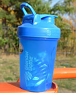 Шейкер спортивний BlenderBottle Classic Loop 20oz/590ml Cyan, фото 4