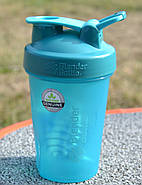 Шейкер спортивний BlenderBottle Classic Loop 20oz/590ml Teal, фото 3
