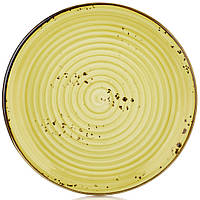 Тарелка круглая оливковый (sun) D 230 мм серия Harmony Sun By Bone FD-HA-SN-ZT-23-DZ