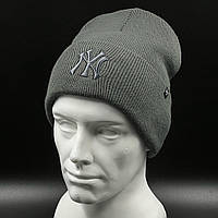 Оригінальна зимова сіра шапка 47 brand New York Yankees  B-HYMKR17ACE-CCB
