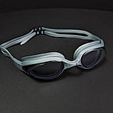 Окуляри для плавання з берушами для басейну плавальні окуляри для пірнання SAILTO Сірий (G-2300), фото 2